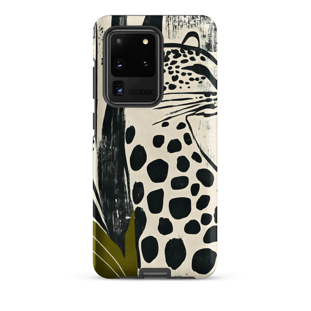 Leopard in Silhouette: A Modern Appeal | Phone Case |  S20 Ultra | Tough Case | Matte