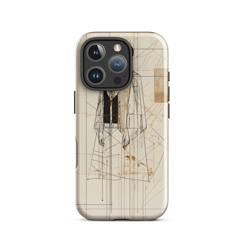 Elegance in Lines | Phone Case |  16 Pro | Tough Case | Glossy