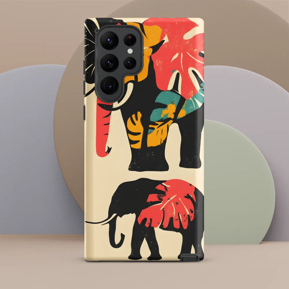 Tropical Elegance: The Elephant's Dance
