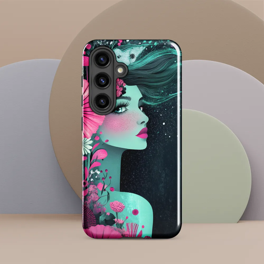 Floral Harmony: Portrait of Serenity