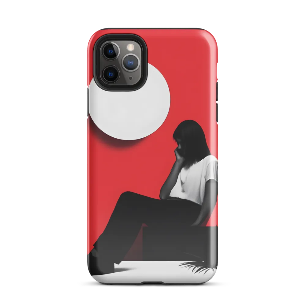 Contemplation in Red | Phone Case |  11 Pro Max | Tough Case | Glossy