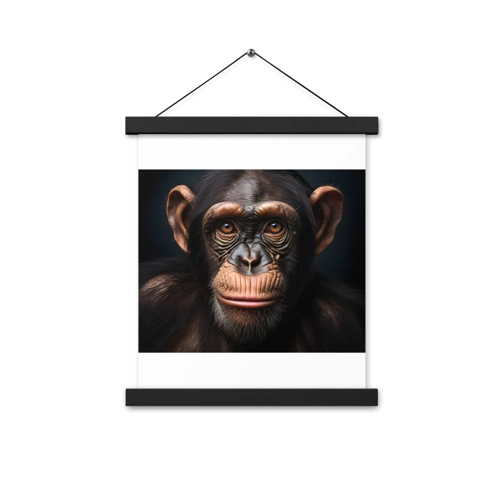 Whispers of Curiosity | Poster With Black Wood Hanger | 11″×14″