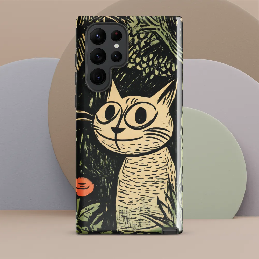 Whimsical Cat in the Forest