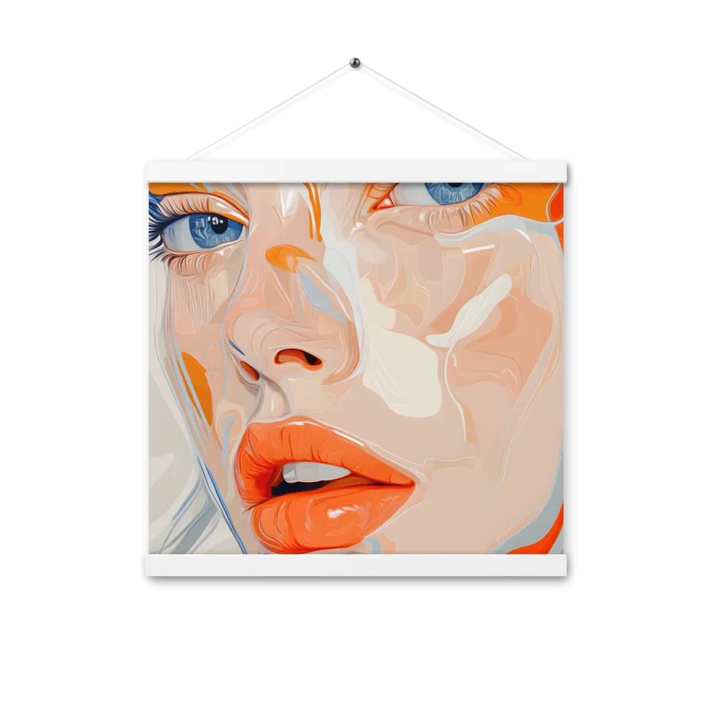 Ethereal Expressions | Poster With White Wood Hanger | 16″×16″