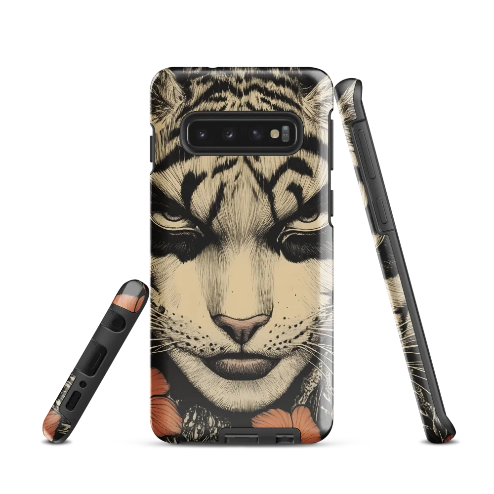 Feline Majesty: The Human-Leopard Connection | Phone Case |  S10 | Tough Case | Glossy