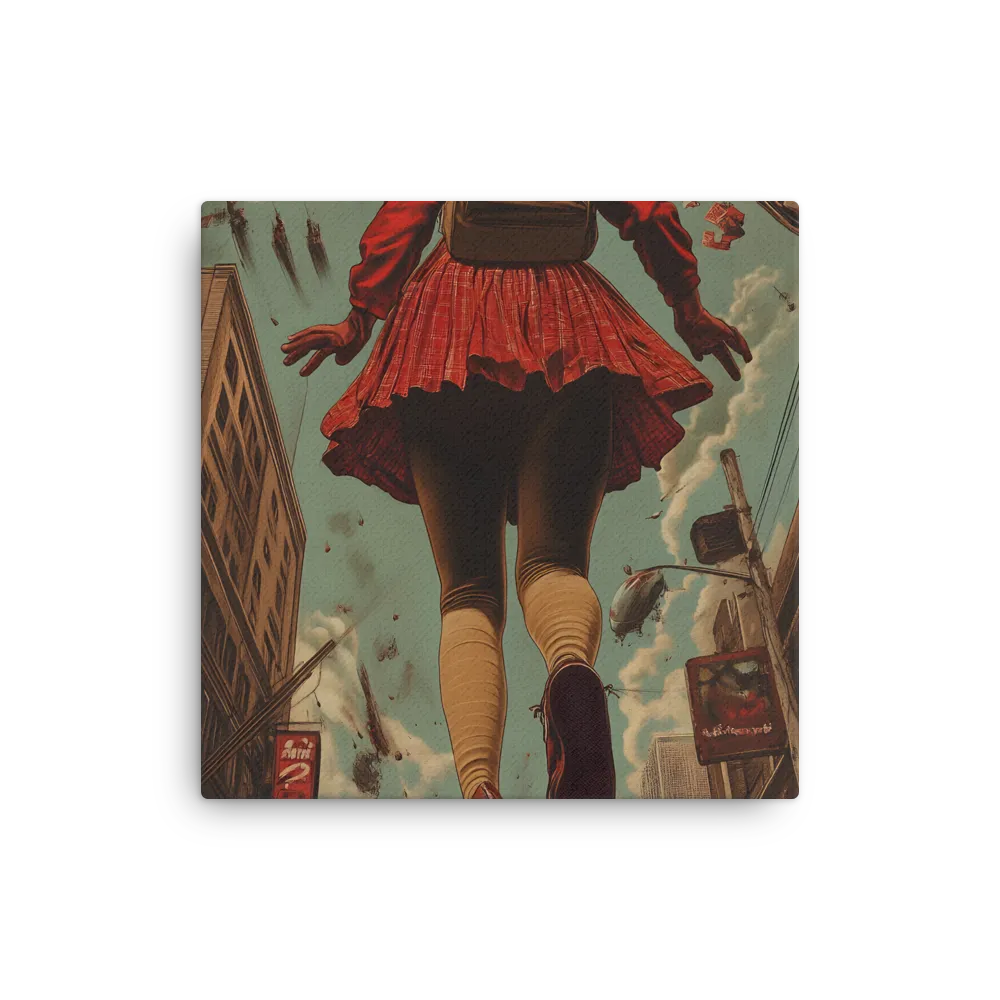 Flight of the Urban Dreamer | Thin Canvas | 12″×12″