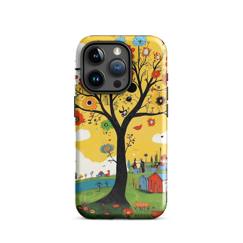 Whimsical Blooms of Life | Phone Case |  15 Pro | Tough Case | Glossy