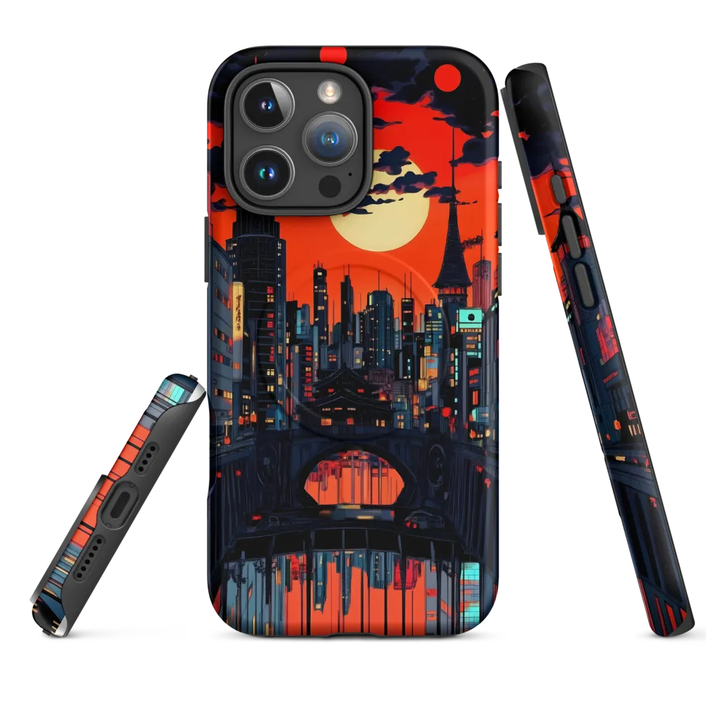 Nightfall in a Neon City