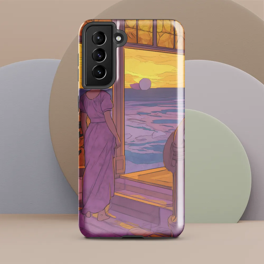 Whispers of the Sunset | Phone Case |  S21 Plus | Tough Case | Glossy