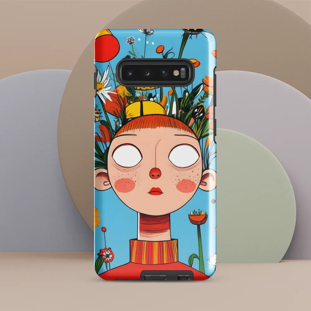 Whimsical Bloom | Phone Case |  S10 Plus | Tough Case | Glossy