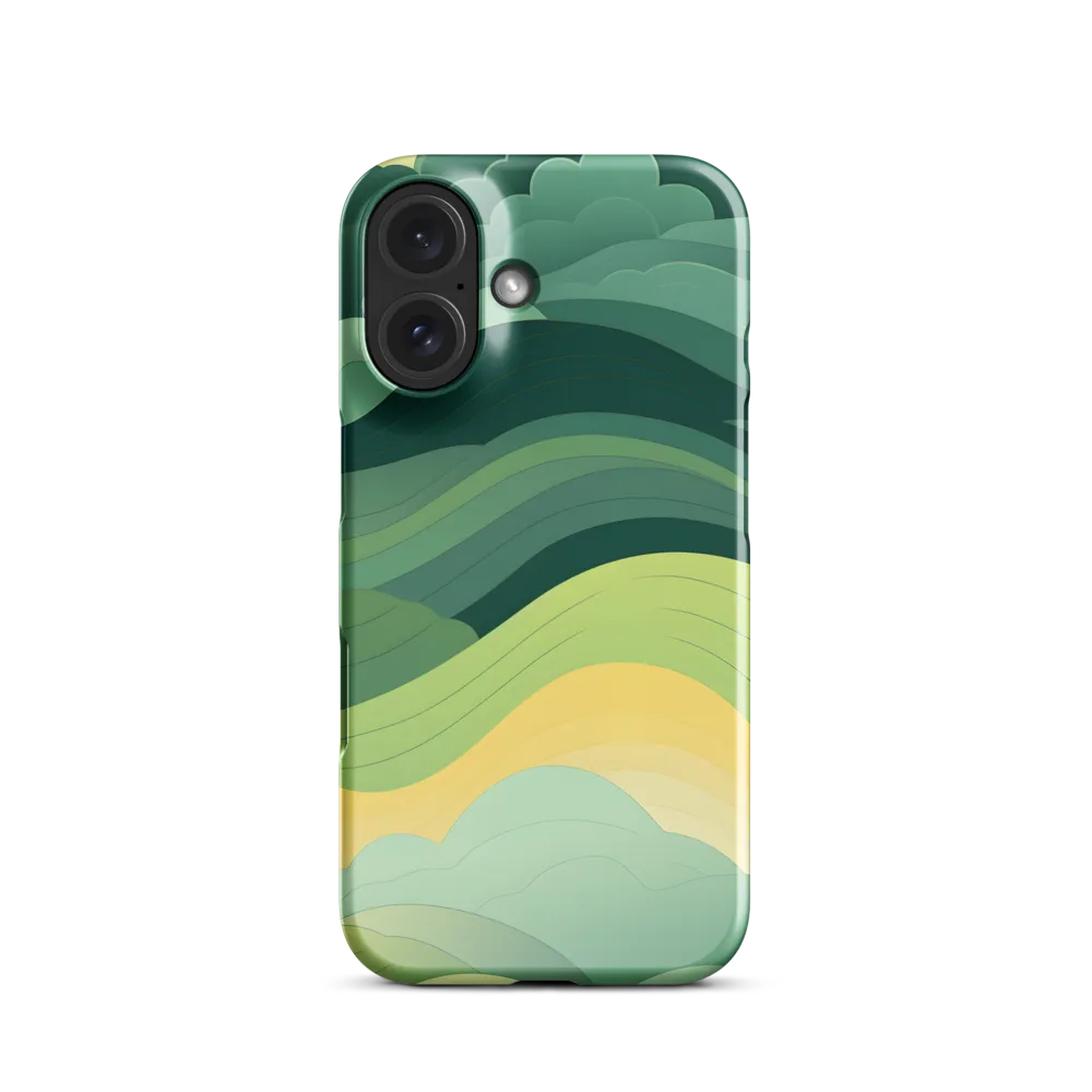 Serenity in Green | Phone Case |  16 | Snap Case | Glossy