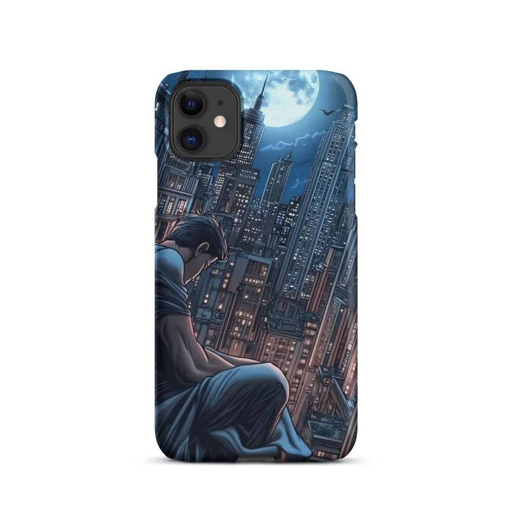Reflections of a City Under the Moon