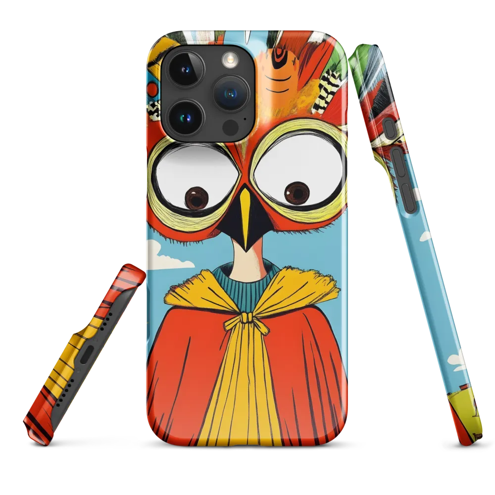 A Whimsical Encounter: The Owl-Human Fusion