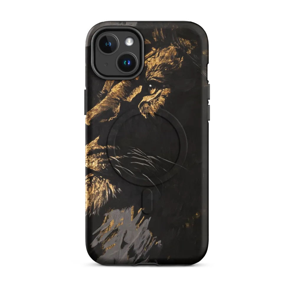 Majestic Gaze: The Golden Lion