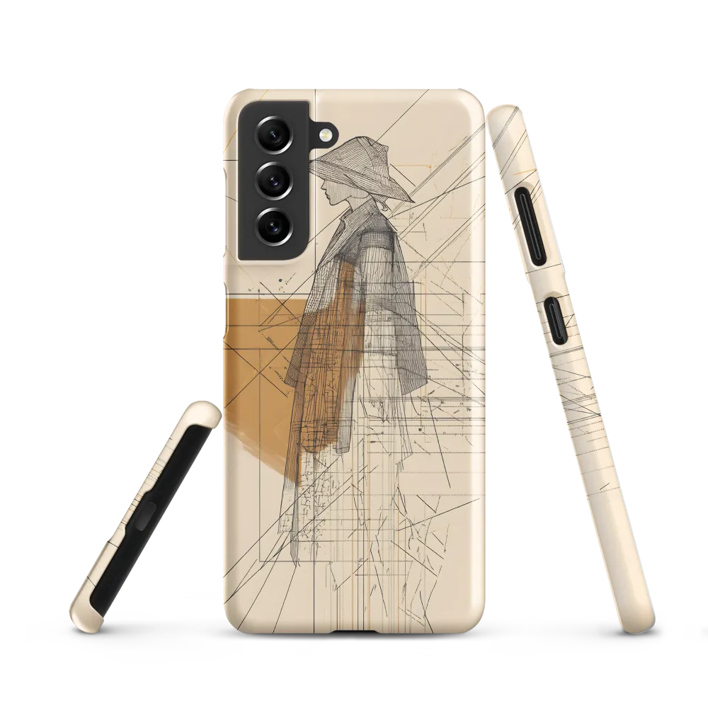 Abstract Profile: A Minimalist Exploration | Phone Case |  S21 | Snap Case | Matte