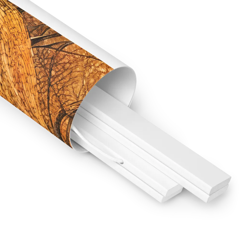 Embrace of Autumn | Poster With White Wood Hanger | 18″×24″