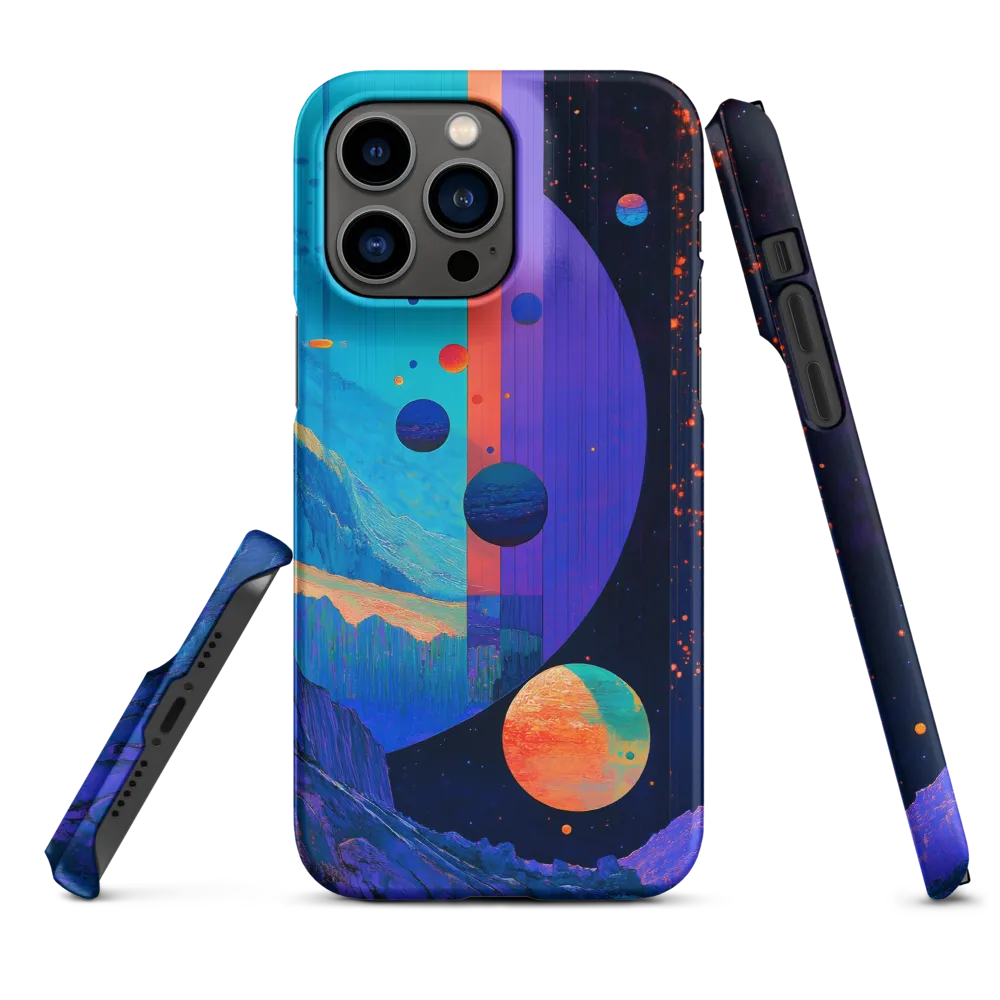 Celestial Harmony: A Surreal Exploration of Space | Phone Case |  14 Pro Max | Snap Case | Matte
