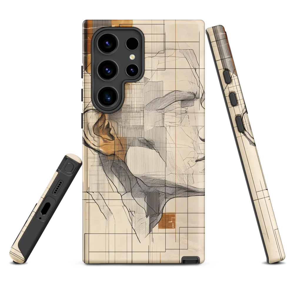 Geometric Reverie | Phone Case |  S24 Ultra | Tough Case | Matte
