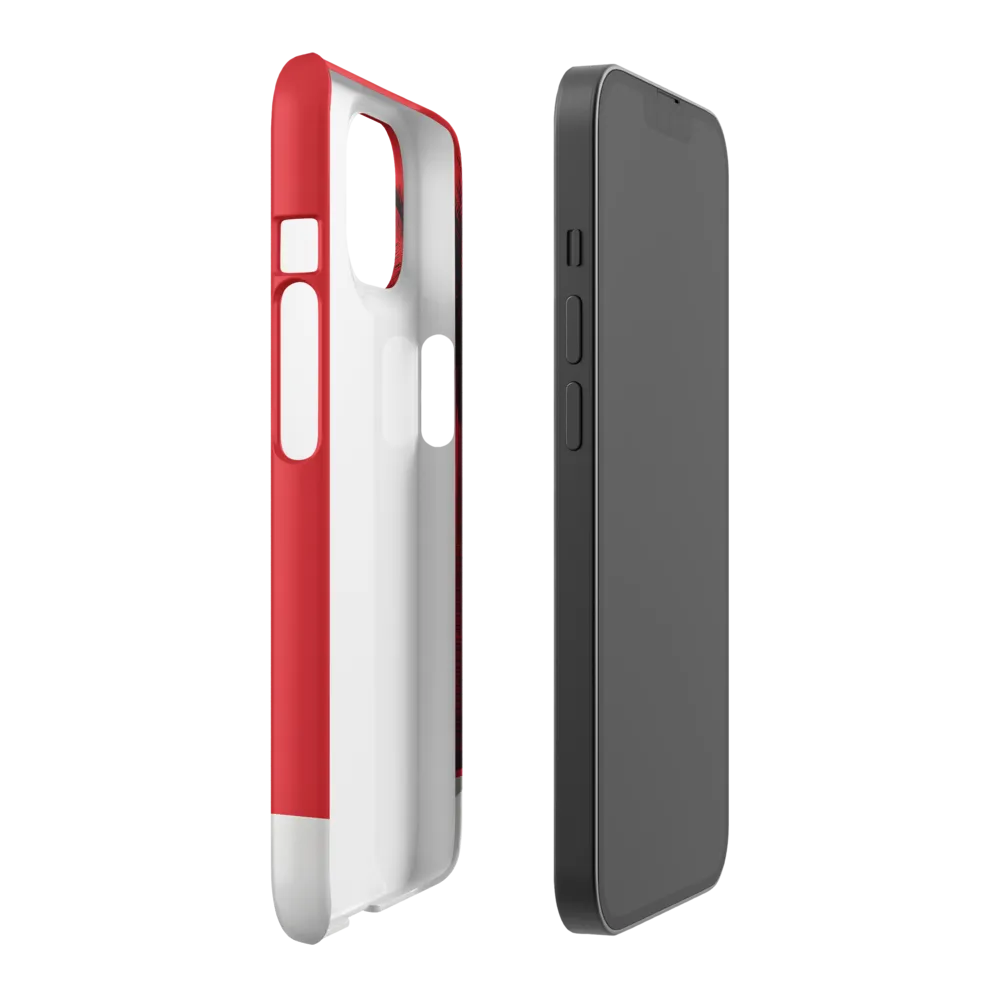 Contemplation in Red | Phone Case |  14 | Snap Case | Matte