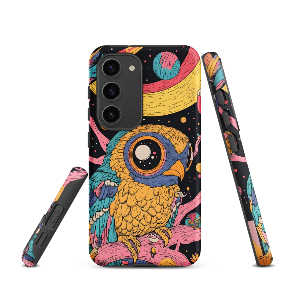 Whimsical Cosmic Owl