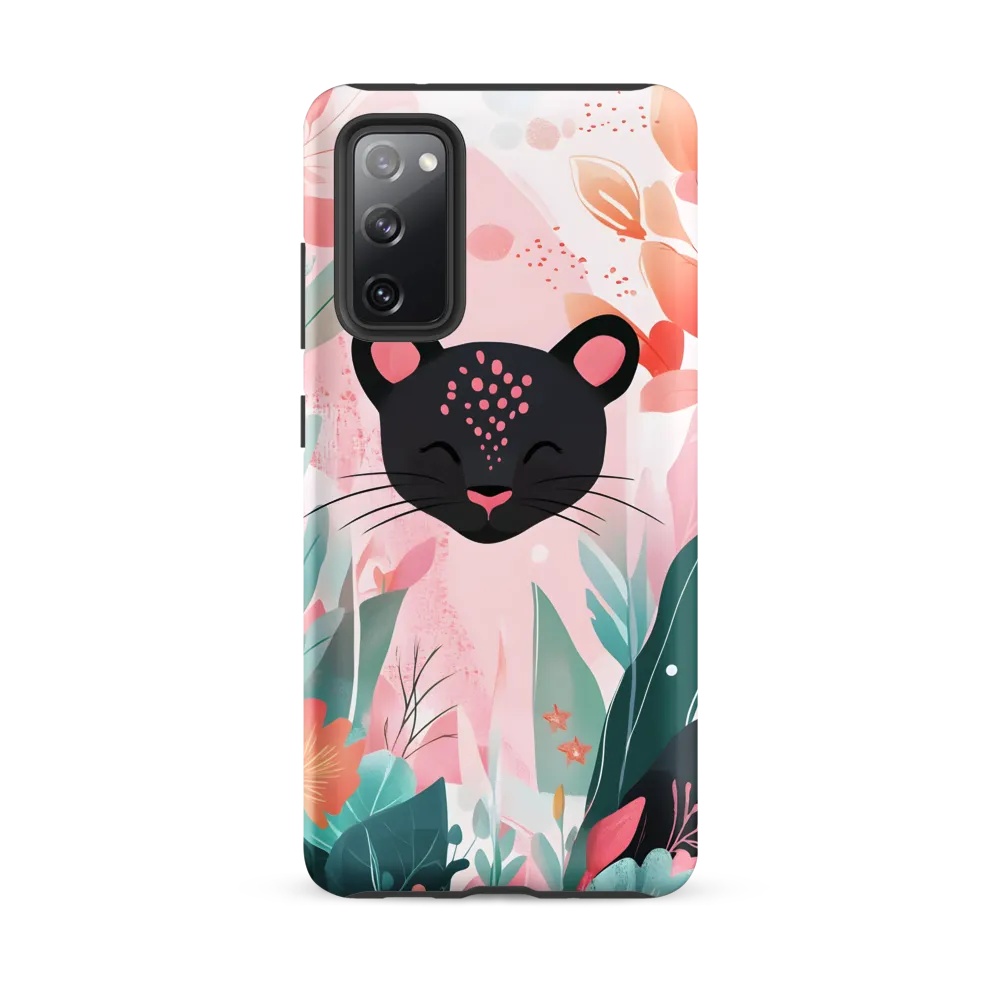 Whimsical Panther in Bloom