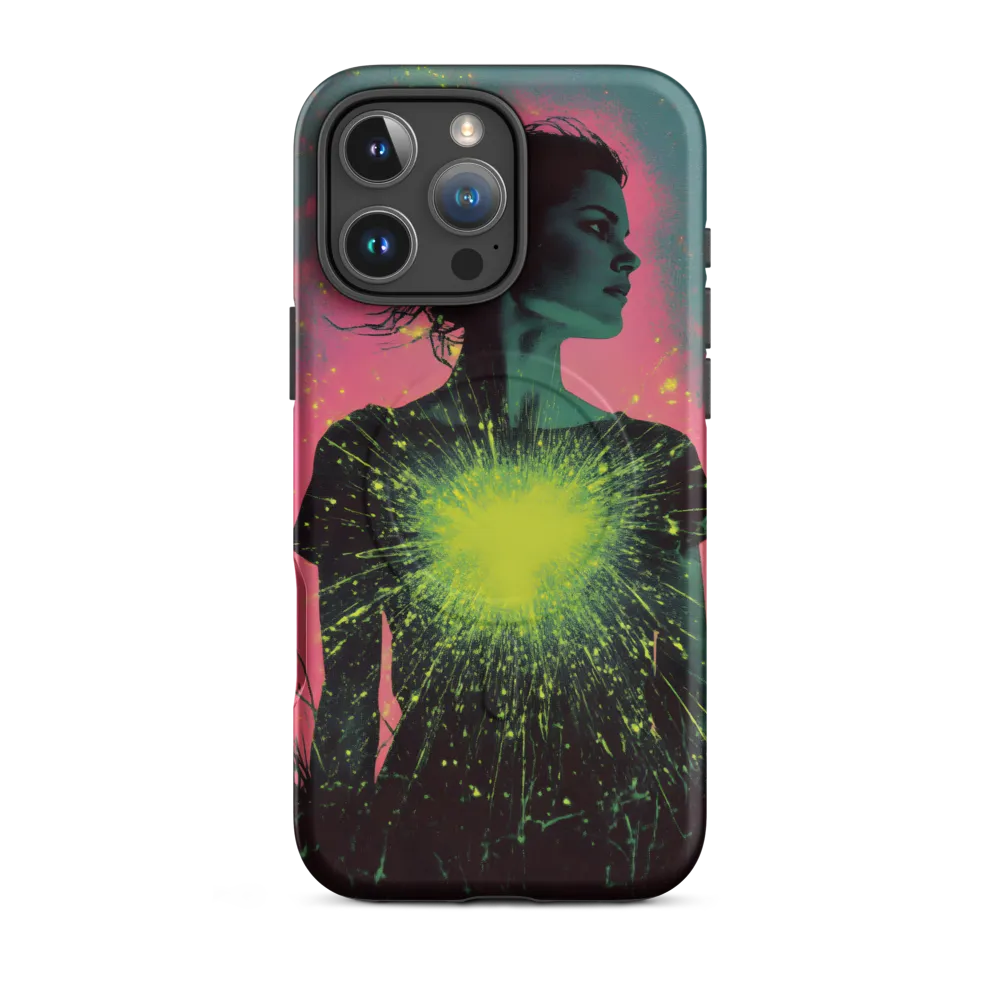 Cosmic Heart: A Surreal Portrait of Strength