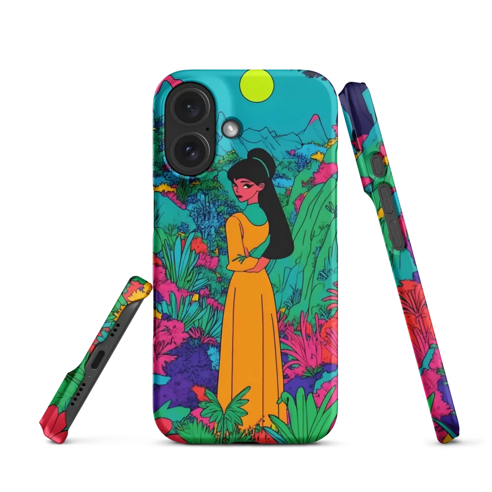 Ethereal Serenity in a Psychedelic Landscape