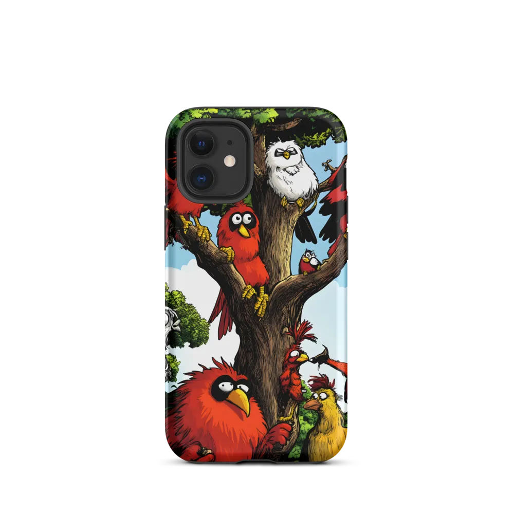 Whimsical Avian Gathering