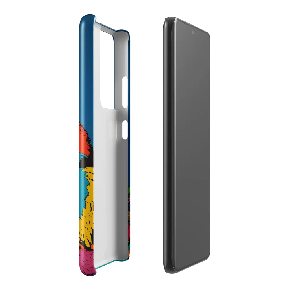 Whimsical Giant: A Playful Monster Encounter | Phone Case |  S21 Ultra | Snap Case | Glossy