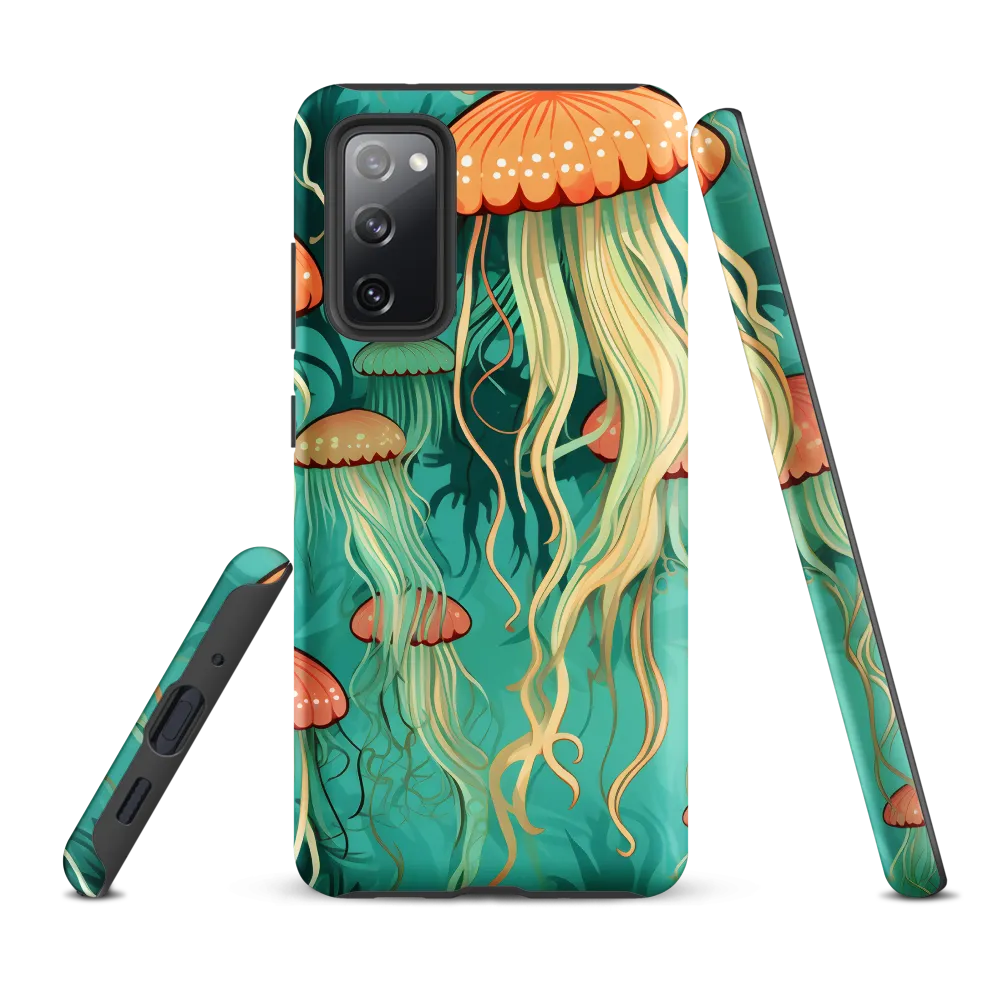 Ethereal Dance of Jellyfish | Phone Case |  S20 FE | Tough Case | Matte