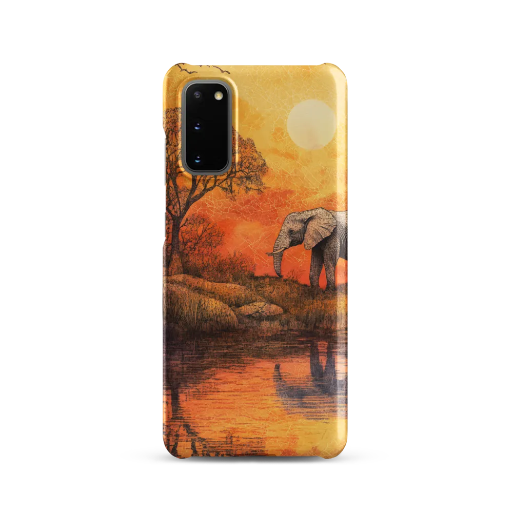 Elephant's Serenity at Dusk