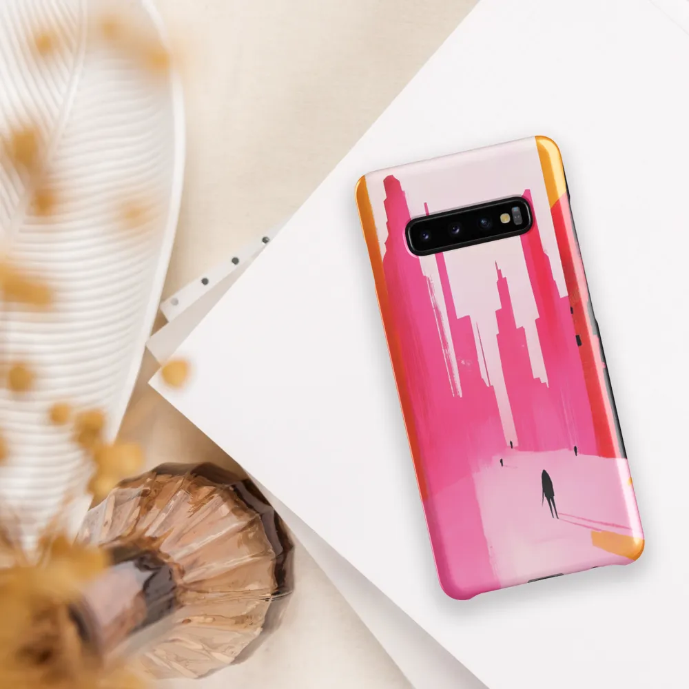 Urban Echoes in Pink | Phone Case |  S10 Plus | Snap Case | Glossy