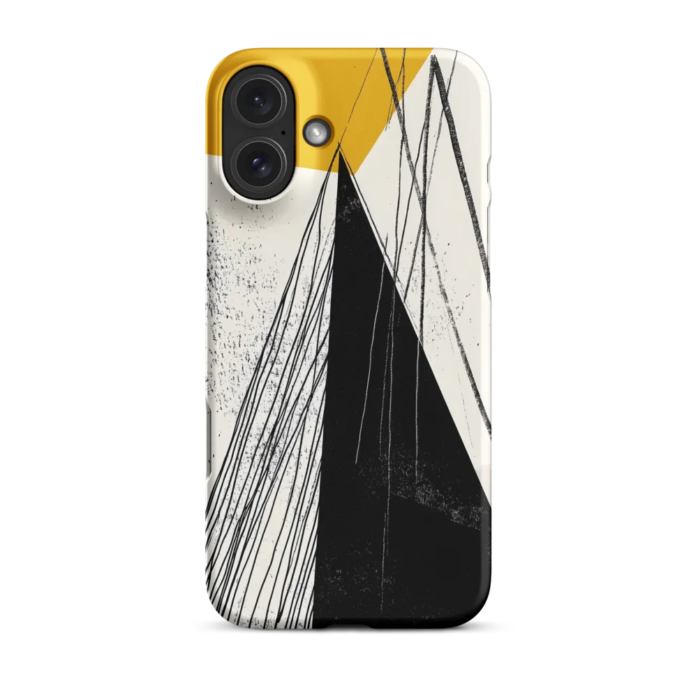 Black Triangle with Linear Strands