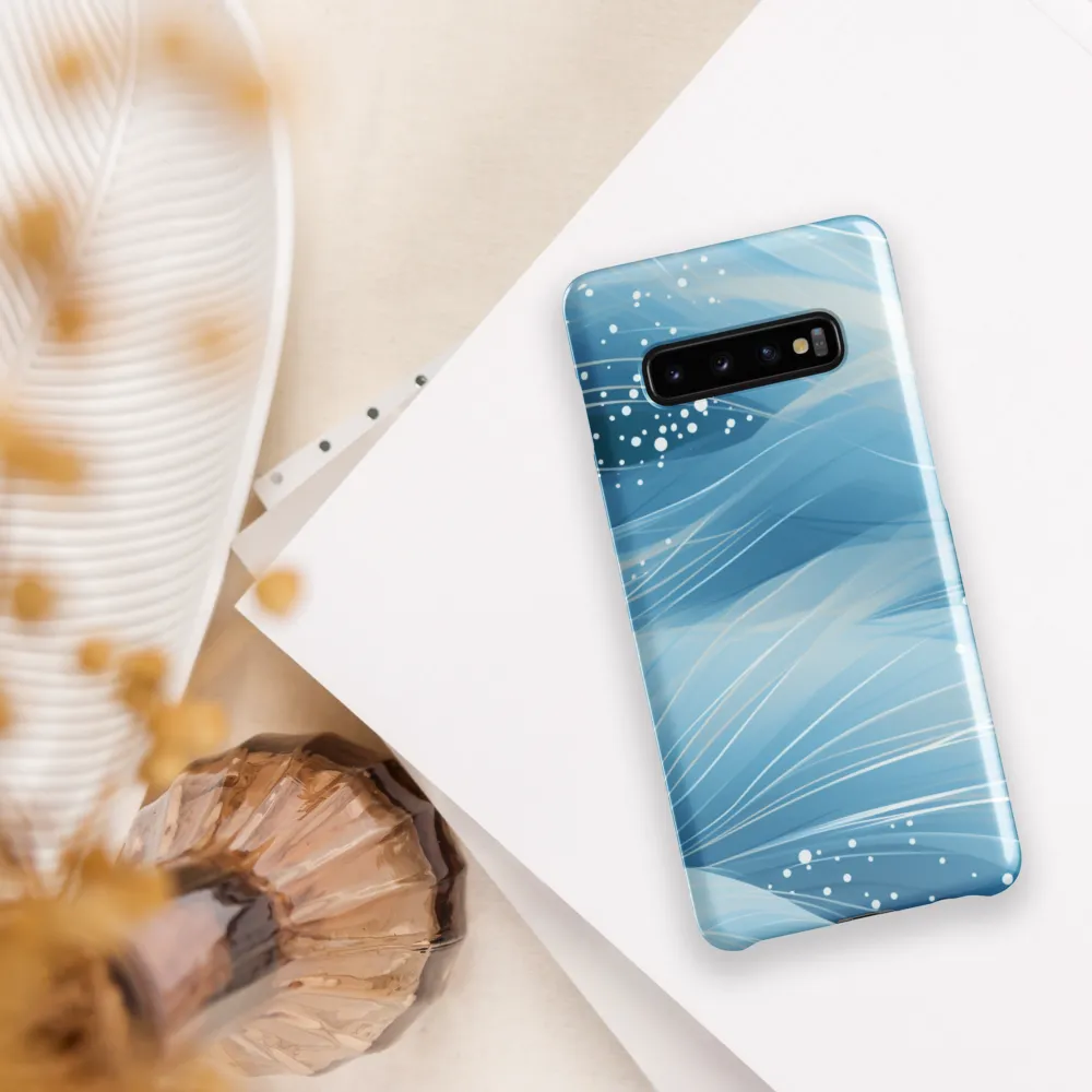 Ethereal Ocean Waves | Phone Case |  S10 Plus | Snap Case | Glossy