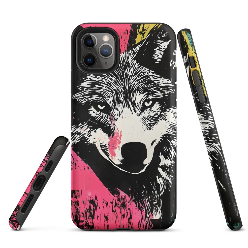 Intense Gaze of the Wolf