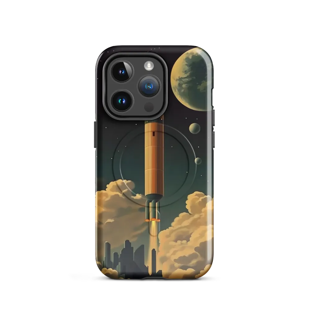 Journey Through the Cosmic Frontier | Phone Case |  14 Pro | MagSafe® Tough Case | Glossy