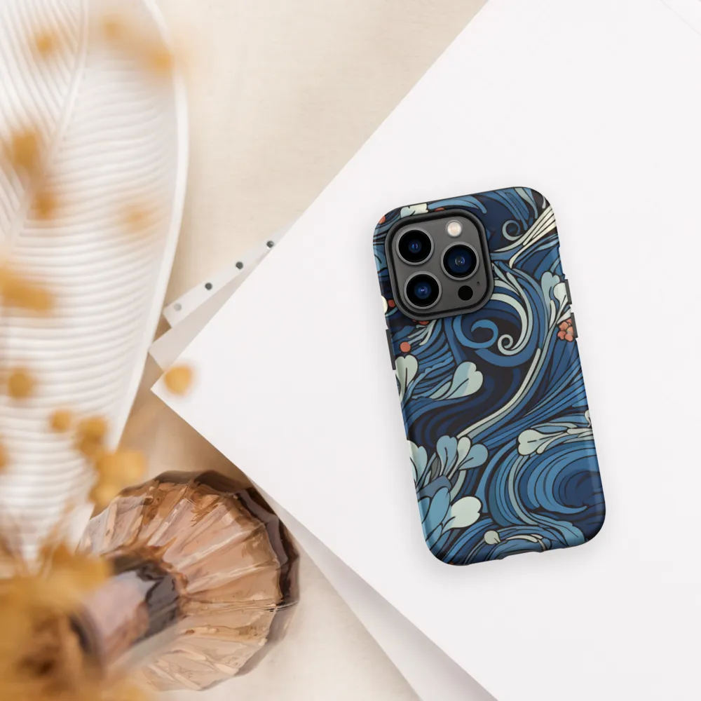 Nature's Elegance: An Oceanic Tapestry | Phone Case |  14 Pro | Tough Case | Matte