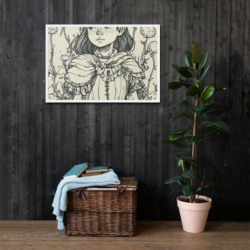 A Young Guardian of Nature | Canvas with White Frame | 24″×36″
