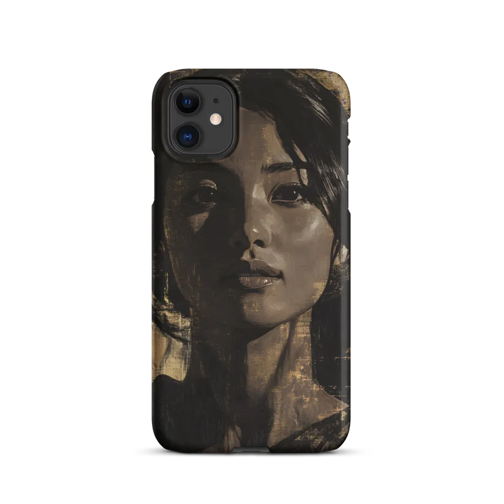 Golden Gaze: A Contemporary Portrait