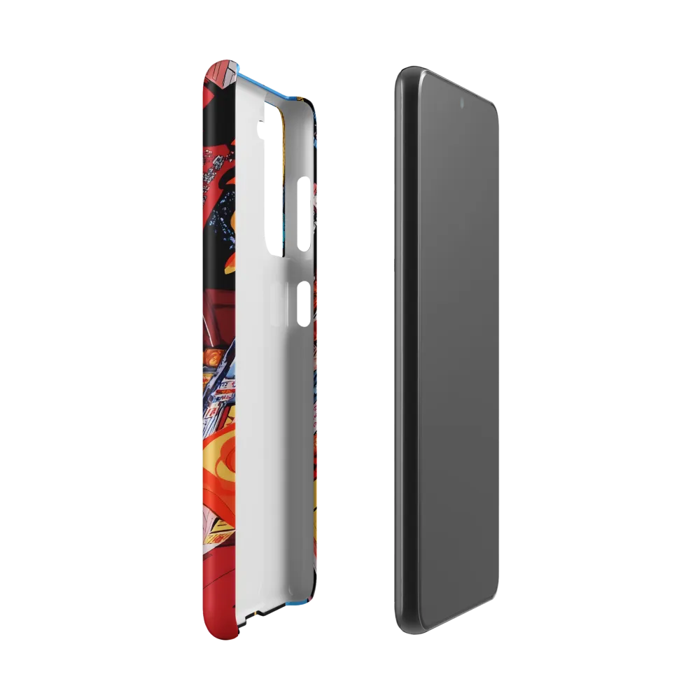 Urban Symphony: A Bird's-Eye View of Life | Phone Case |  S21 | Snap Case | Matte