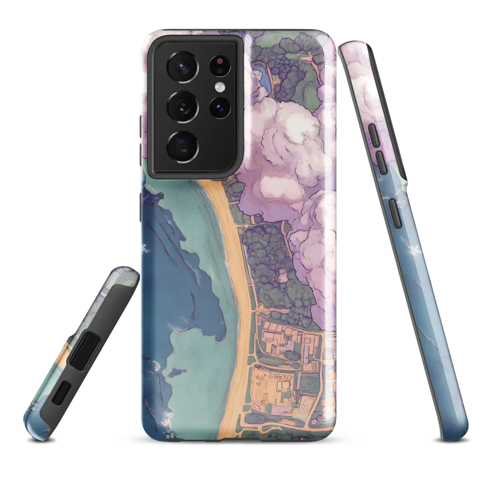 Serenity Over the Coast | Phone Case |  S21 Ultra | Tough Case | Glossy