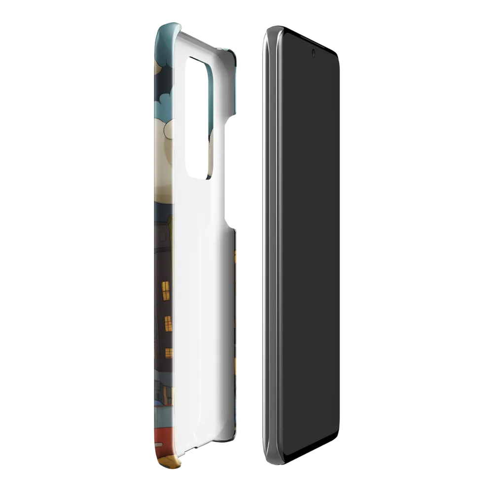 Urban Symphony: A City Awakens at Dusk | Phone Case |  S20 Ultra | Snap Case | Glossy