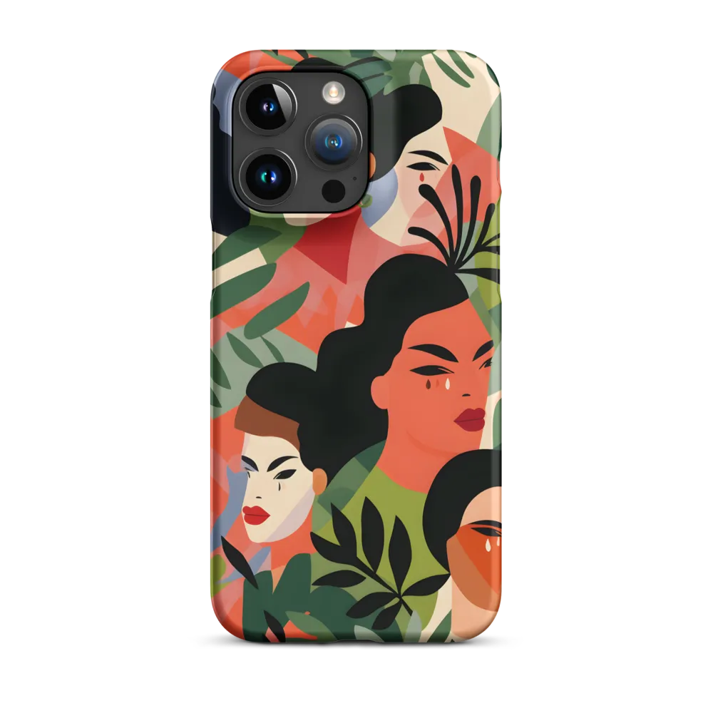 Harmony of Nature and Femininity | Phone Case |  15 Pro Max | Snap Case | Matte