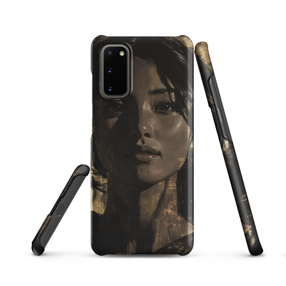 Golden Gaze: A Contemporary Portrait