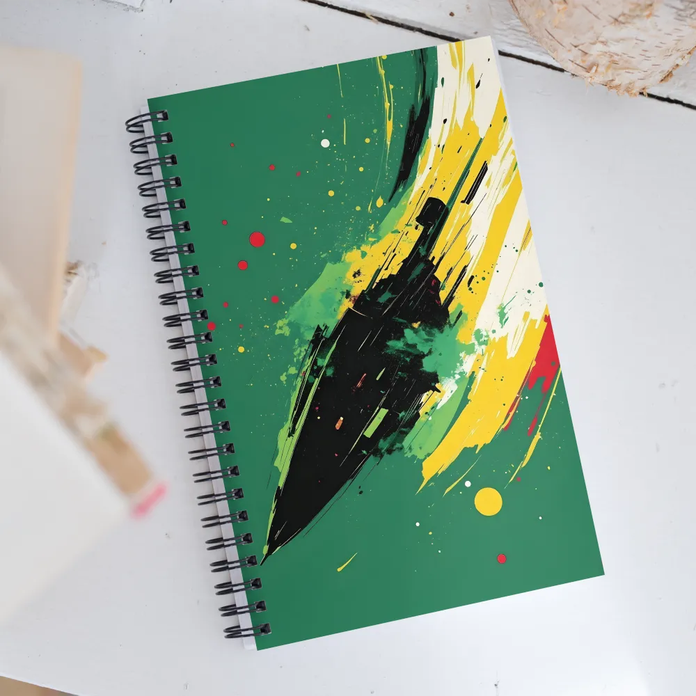 Velocity in Motion | Spiral Notebook