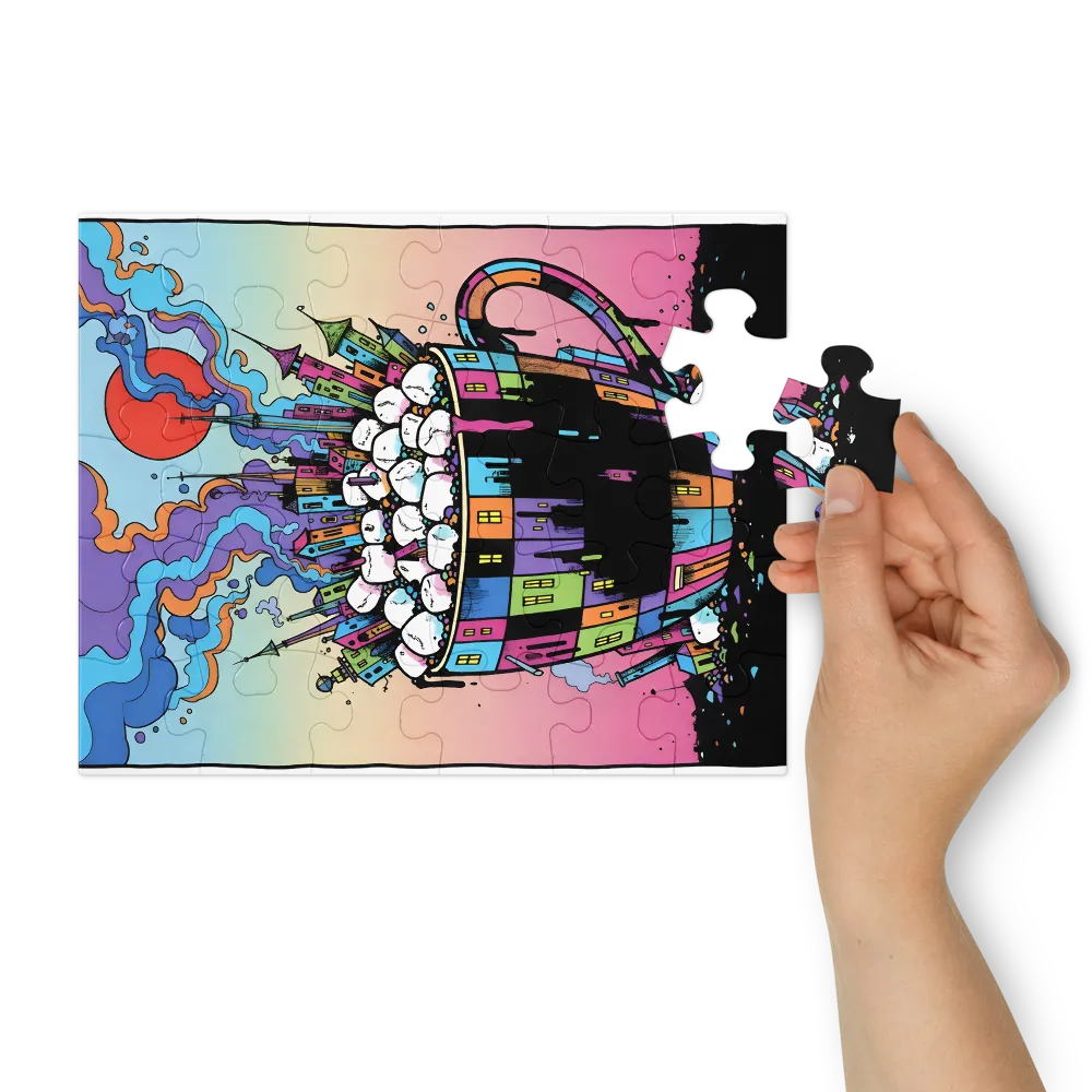 Mug Metropolis 
 Jigsaw Puzzle in Tin Box