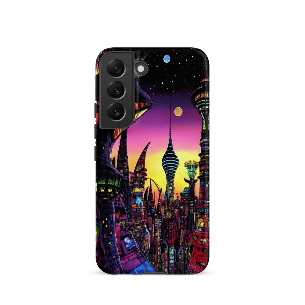 Futuristic Cityscape at Dusk