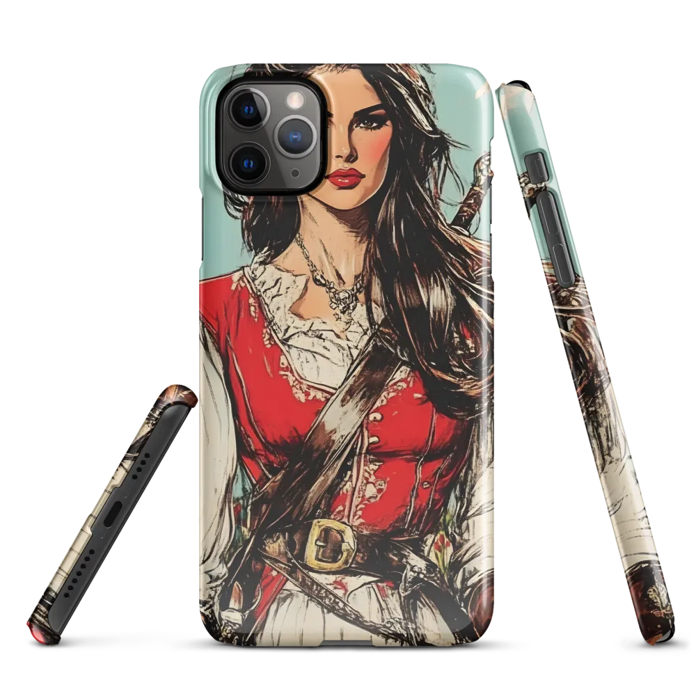 Fearless Pirate Queen | Phone Case |  11 Pro Max | Snap Case | Glossy