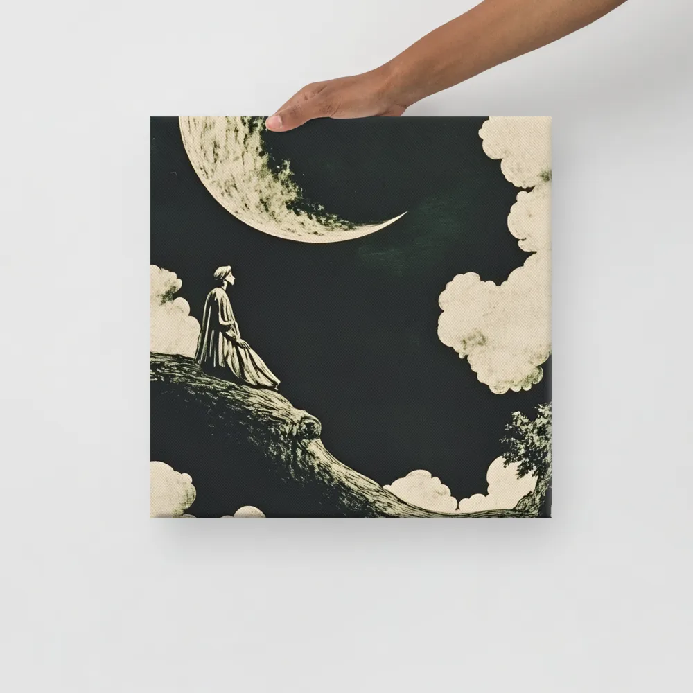 Whispers of the Moon | Canvas | 16″×16″