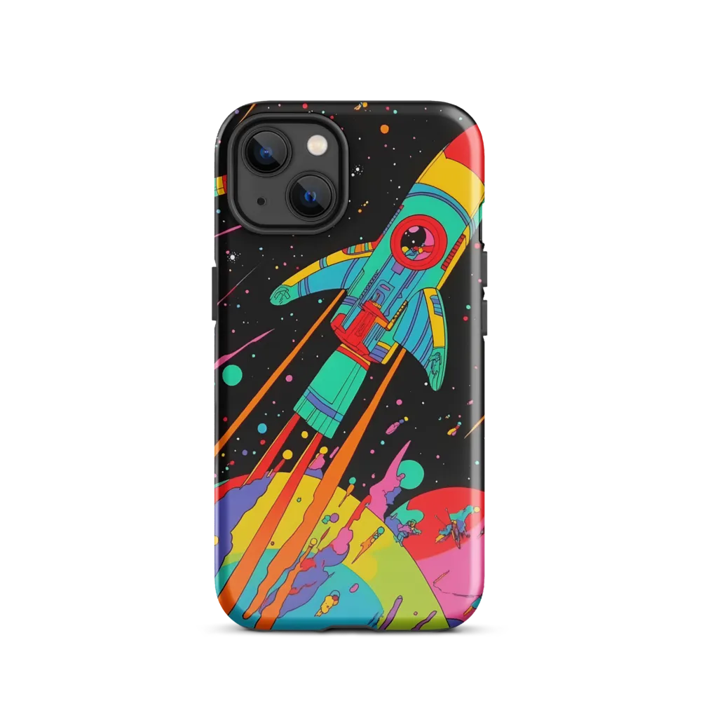 Cosmic Voyage: The Neon Lift-Off